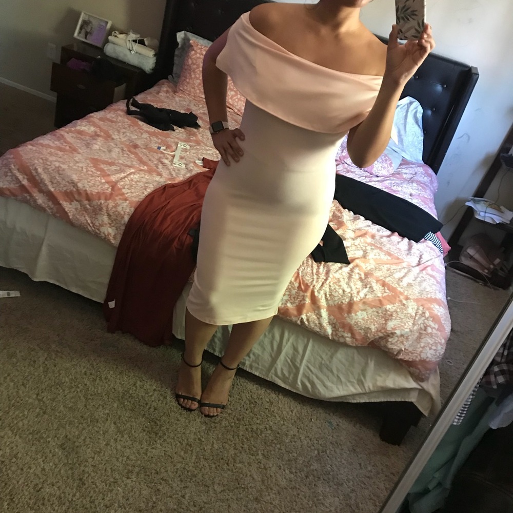 Blush large dress from pretty little things. New